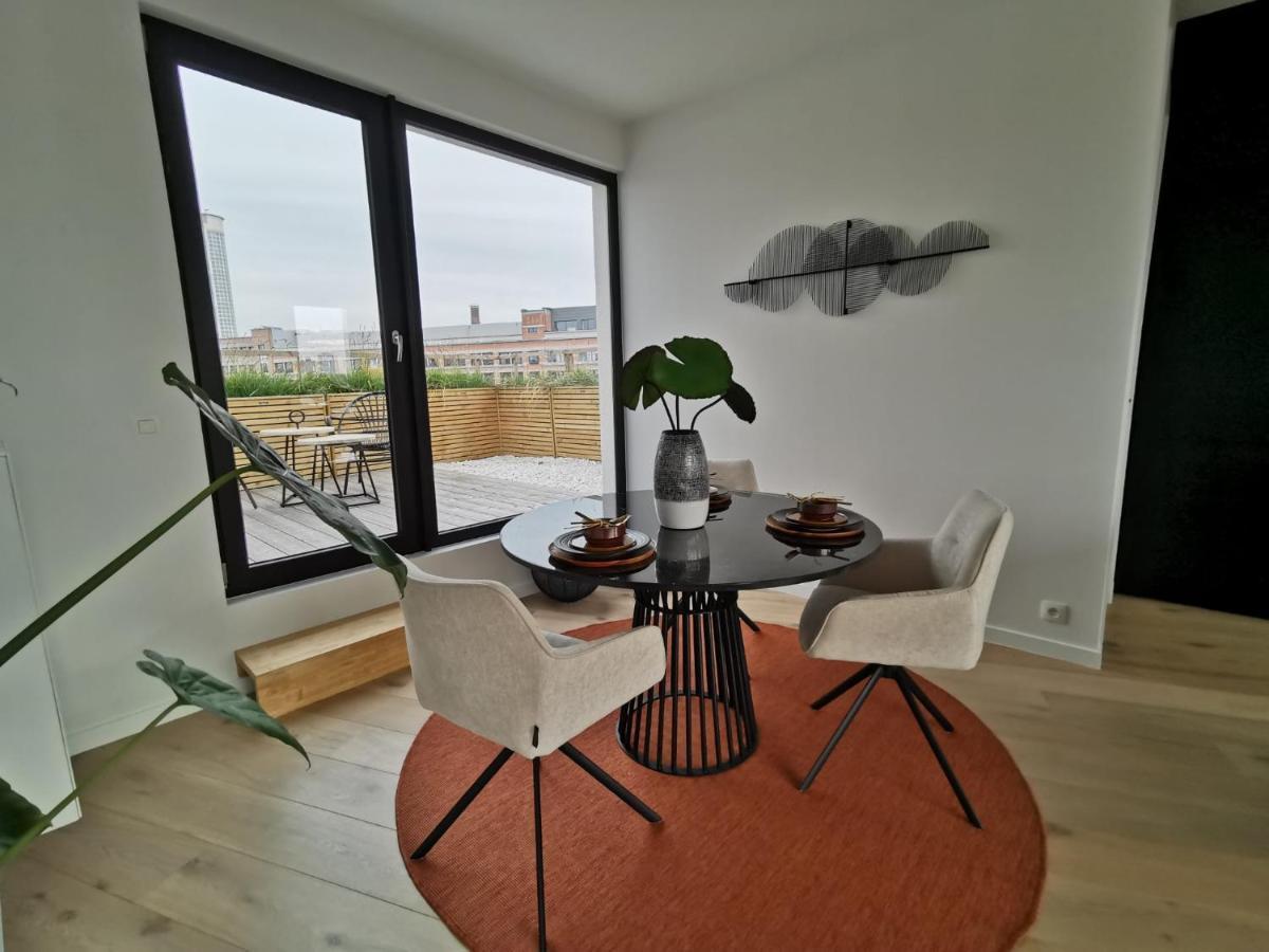 The Penthouse, Oasis Of Light And Inspiration Lägenhet Antwerpen Exteriör bild
